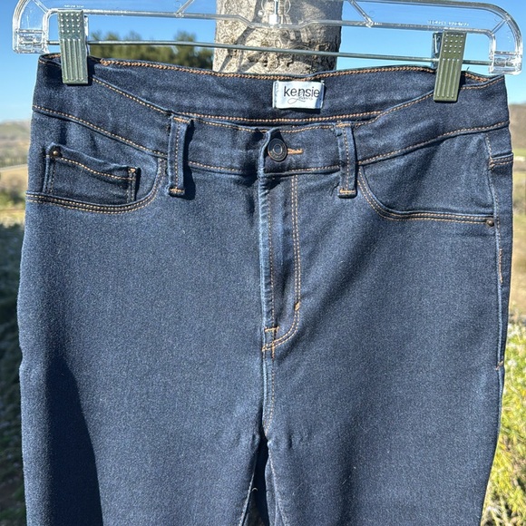 Kensie Dark Blue Skinny Jeans - Picture 2 of 5